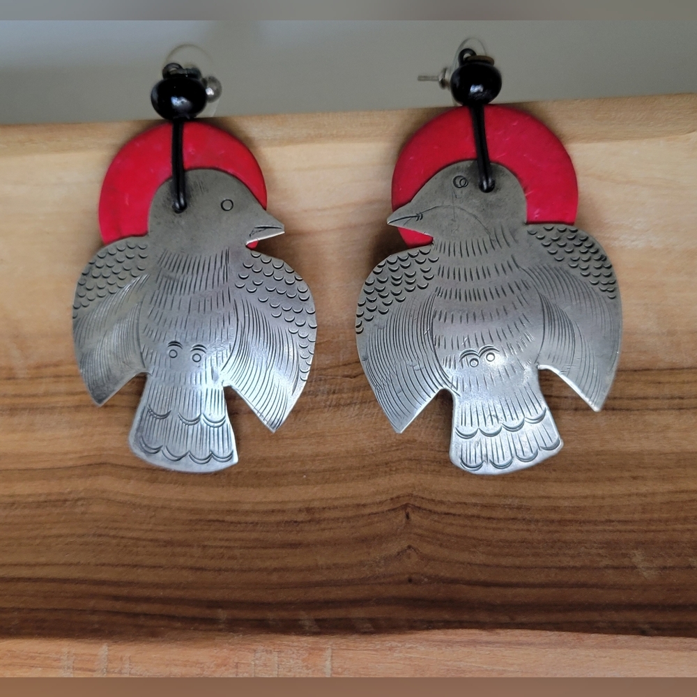 Aztec Bird Earrings